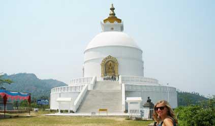 Peace Pagoda at Pokhara